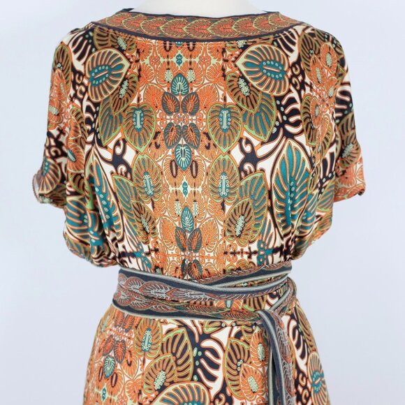 Jean Paul Gaultier Soleil M / L dress tunic top skirt palm print long - Picture 10 of 16